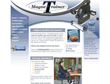 Tablet Screenshot of magnetrainer.com